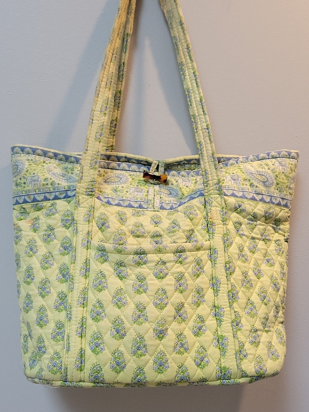 Vera Bradley Citrus Elephant Large Tote